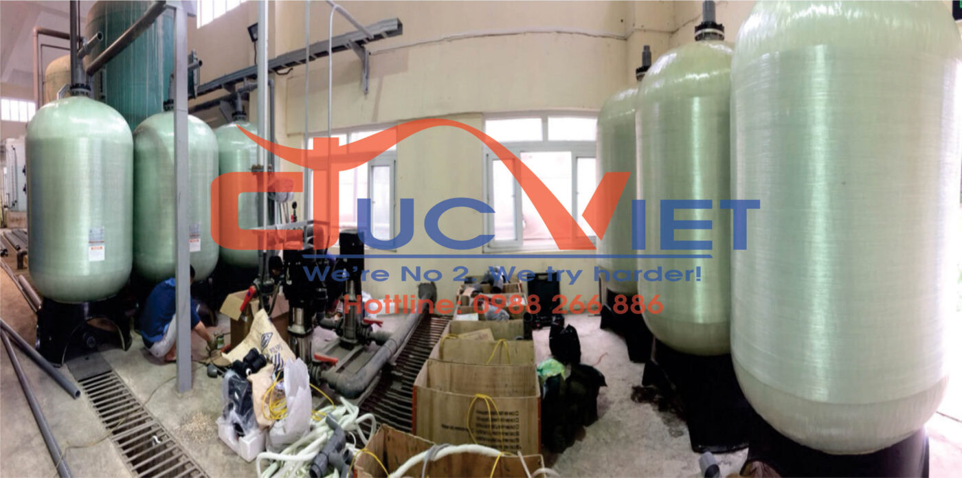 HỆ THỐNG LỌC NƯỚC MẶT VÀ LÀM MỀM CS 400M3/NGÀY ĐÊM